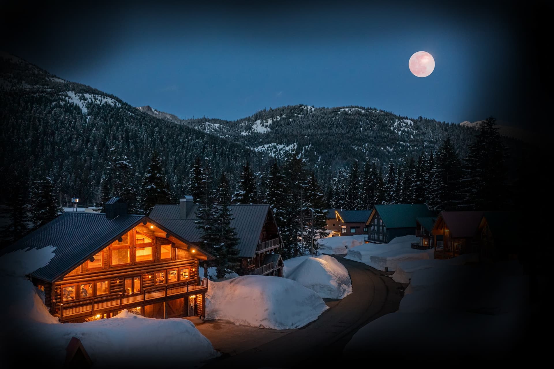 A warm get away to the Fire Lodge deep in the middle of winter.